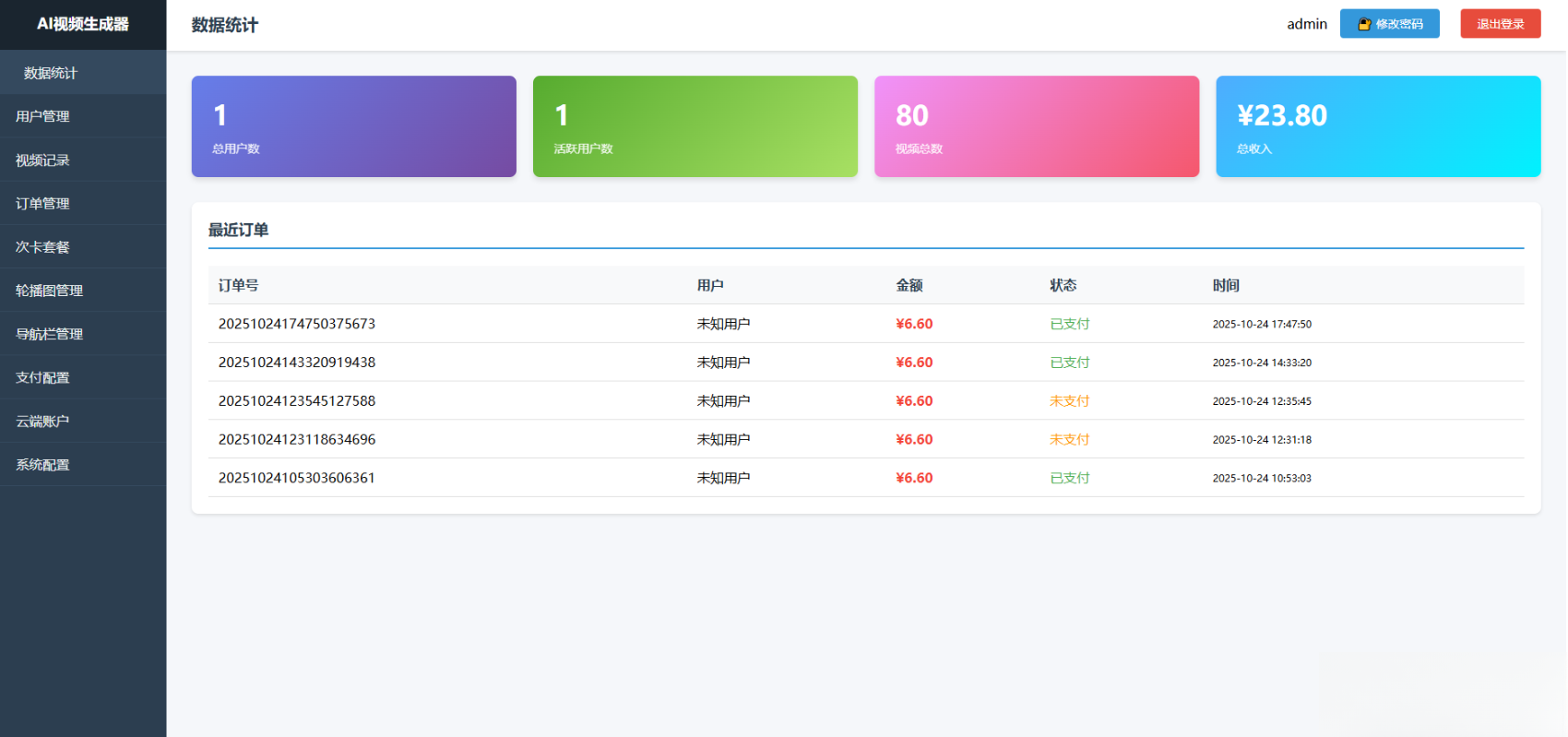 AI图生视频小程序源码Sora2小程序源码带前端和后端-天天资源网