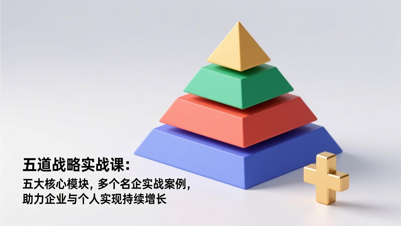 五道战略实战课：五大核心模块，多个名企实战案例，助力企业与个人实现持续增长-天天资源网