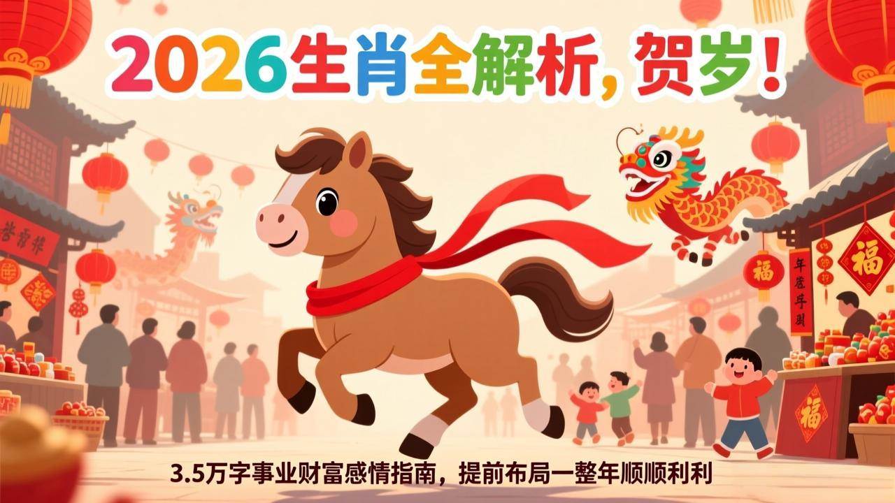 （17428期）付费文章：贺岁！2026生肖全解析，3.5万字事业财富感情指南，提前布局一整年顺顺利利-天天资源网