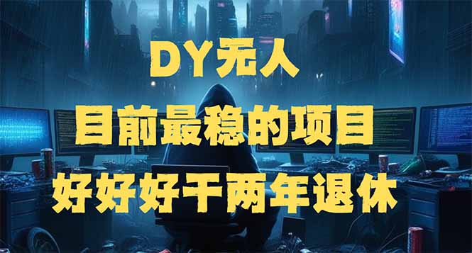 （14263期）DY无人，目前最稳的项目，矩阵放大边旅游边赚钱，好好好干两年退休-天天资源网