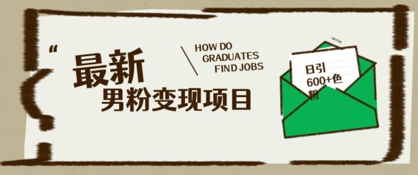 最新男粉变现项目，日引100+S粉，流量爆炸，小白轻松上手-天天资源网